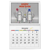 Calendrier Gardez Robo-x9 autour pour le Nouvel An ! (Jan 2026)