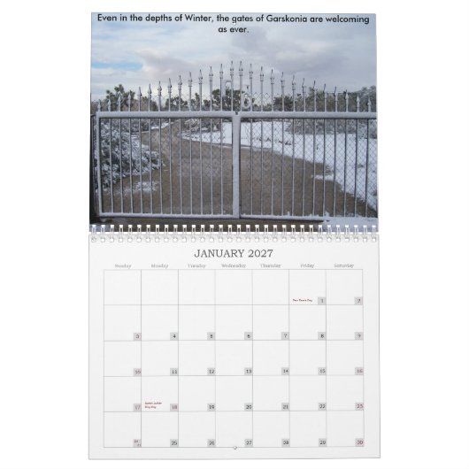 Calendrier Garskonia 2008 (Jan 2027)