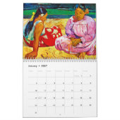 Calendrier Gauguin Tahiti (Jan 2027)