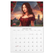 Calendrier Gemmes précieuses Art gothique de Pierre de naissa (Jan 2026)