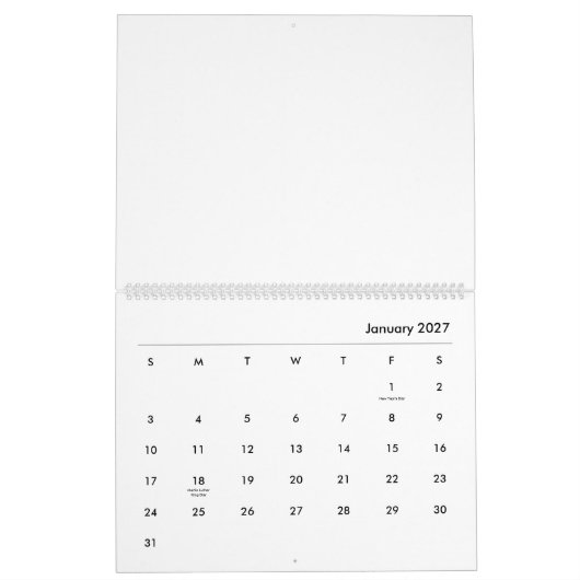 Calendrier geometric #2 (Jan 2027)