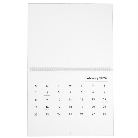 Calendrier geometric #2 (Feb 2026)