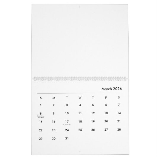 Calendrier geometric #2 (Mar 2026)