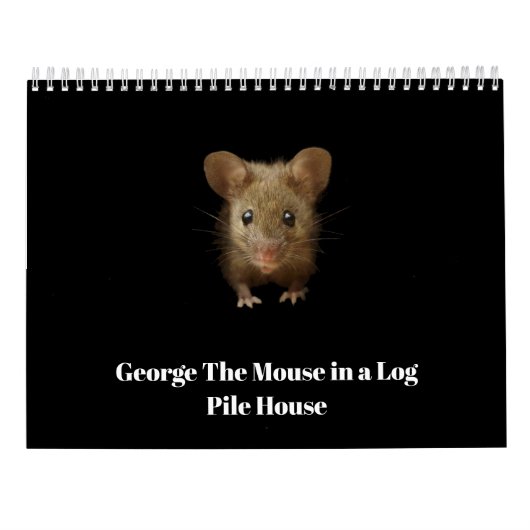 Calendrier George la souris avec des framboles (Dos)