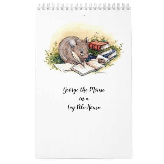 Calendrier George la souris avec l'art par Alissa Hansen Cale (Protection)