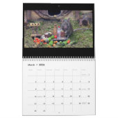 Calendrier George la souris dans une pile de log House 2022 c (Mar 2026)