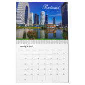 Calendrier Géorgie Tbilisi Barumi Architecture Paysage (Jan 2027)