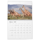 Calendrier Girafe 2027 (Feb 2027)