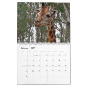 Calendrier Giraffe (Feb 2027)
