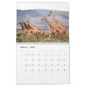 Calendrier Giraffe 2025 (Feb 2026)