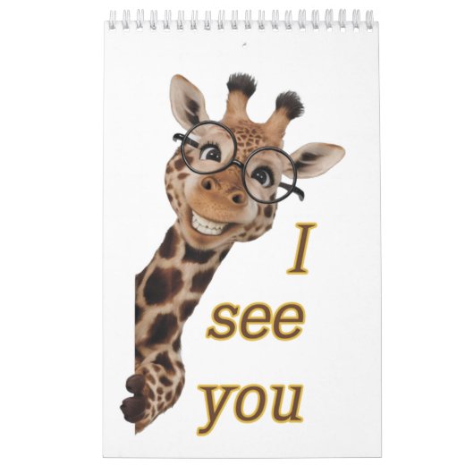 Calendrier Giraffe.Text.Je vous vois (Protection)