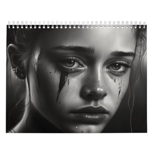 Calendrier Girl with tears (Protection)