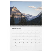 Calendrier Glacier Montana (Feb 2027)