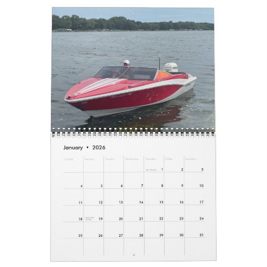 Calendrier glastron classique 2023 (Jan 2026)