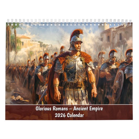 Calendrier Glorious Romans – Ancient Empire 2026 Calendar (Protection)