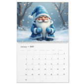 Calendrier Gnome de 12 mois (Jan 2027)