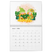 Calendrier Gnome Mignonne Whimsical Adorable Toute (Mar 2026)