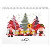 Calendrier Gnome N'Importe Quelle Année Mignonne A (Protection)