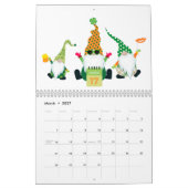 Calendrier Gnomes mignon adorable Calendrier tenda (Mar 2027)