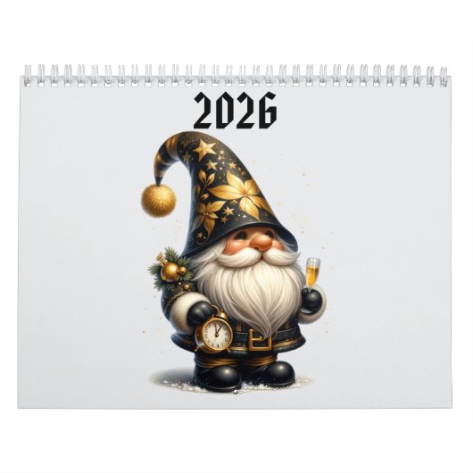 Calendrier gnomes mignons (Protection)