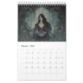 Calendrier Goddesses & Witches of the North Nordic Pagan Art (Feb 2026)