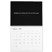 Calendrier Golden Focus: Minimalist Inspirational 12-Calendar (Feb 2027)