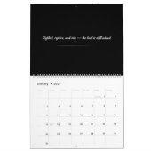 Calendrier Golden Focus: Minimalist Inspirational 12-Calendar (Jan 2027)