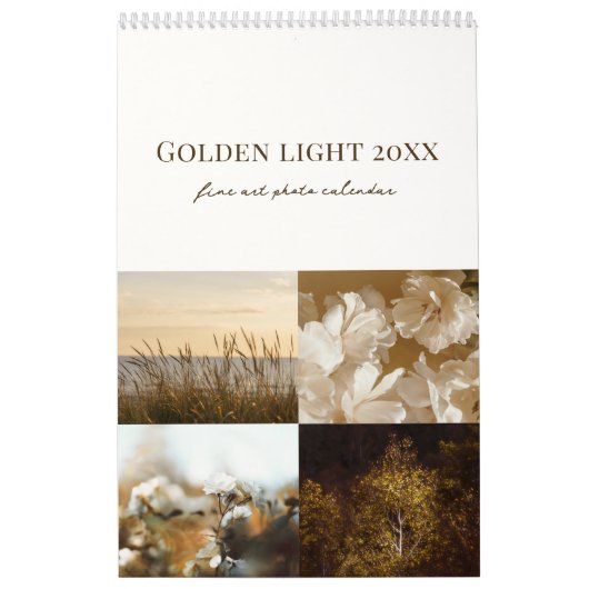 Calendrier Golden Light calendar 2026 (medium) (Protection)