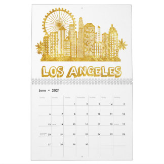 Calendrier Golden Los Angeles City