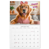 Calendrier Golden Retriever 2025 (Jan 2027)