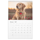 Calendrier Golden Retrivers Pour Chaque Saison (Feb 2027)