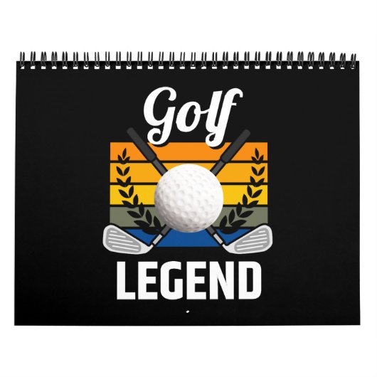 Calendrier Golf Legend Golf Ball Funny Golfeur (Protection)