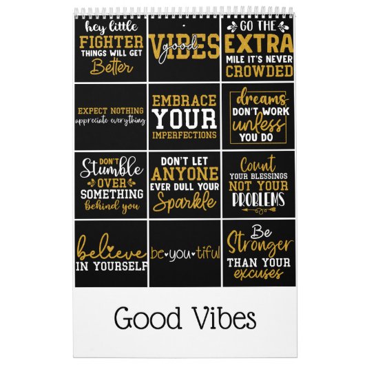 Calendrier Good Vibes (Protection)
