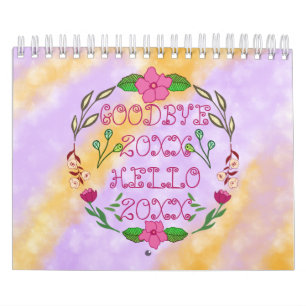 CALENDRIER GOODBYE 20XX HELLO 20XX