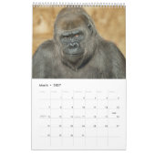 Calendrier Gorilla 2026 (Mar 2027)