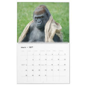 Calendrier Gorille 2027 (Mar 2027)