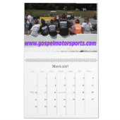 Calendrier Gospel Motorsports 2010 (Mar 2027)