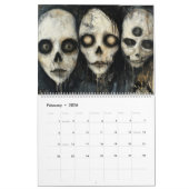 Calendrier Goth Art Brut 2025 (Feb 2026)