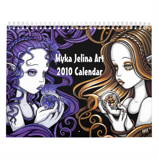 Calendrier gothique 2010 d'art d'imaginaire d'art (Protection)