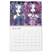 Calendrier gothique 2010 d'art d'imaginaire d'art (Jan 2026)
