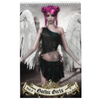 Calendrier Gothique Girls Annuel Livre d'Art
