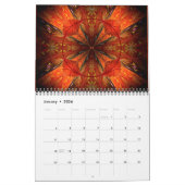 Calendrier Gothique Tournesol Trippy Floral Art (Jan 2026)