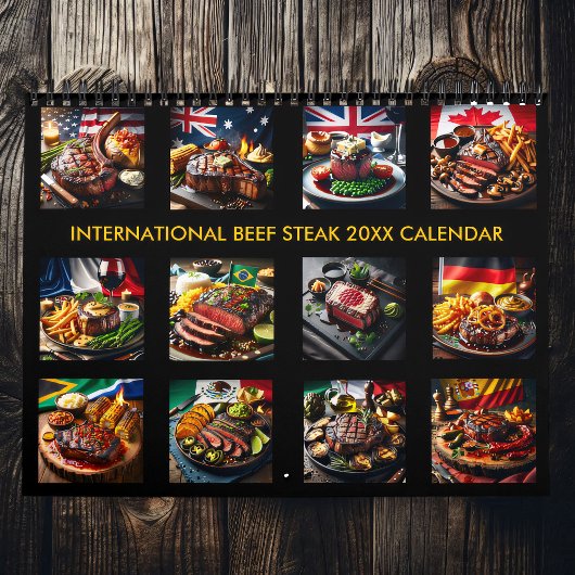 Calendrier Goût du Monde : 20XX International Beef Steak