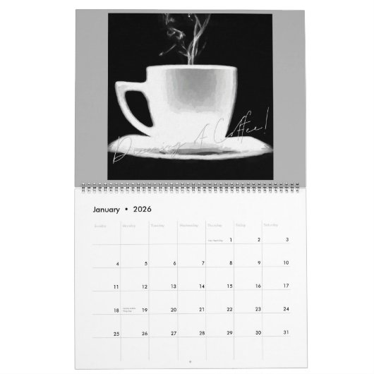 Calendrier Graffi*tee Studios Coffee Lover's Dream Calendar (Jan 2026)