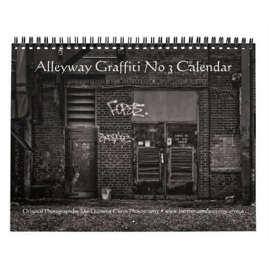 Calendrier Graffiti Alleyway No 3 (Protection)