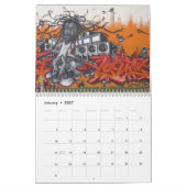 Calendrier Graffiti coloré peignant Street Art 2017 (Jan 2027)