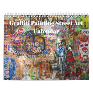 Calendrier Graffiti coloré Peinture Street Art 2022