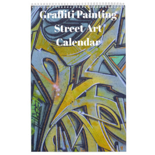 Calendrier Graffiti coloré Peinture Street Art 2022