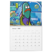 Calendrier Graffiti coloré Peinture Street Art 2025 (Jan 2027)