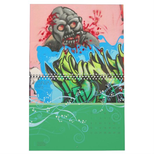 Calendrier Graffiti d'Atlanta 2021 (Feb 2026)